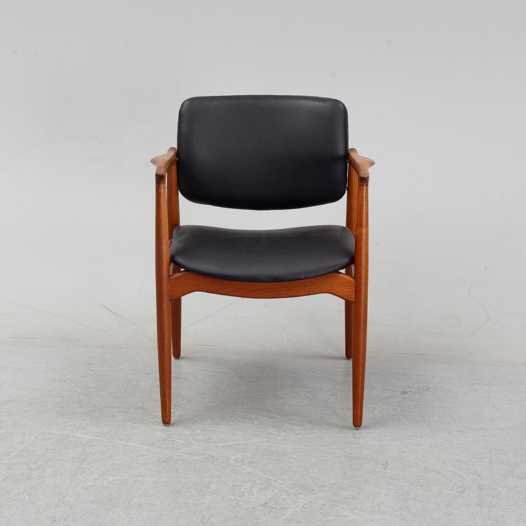 A teak armchair from Örum, Denmark.