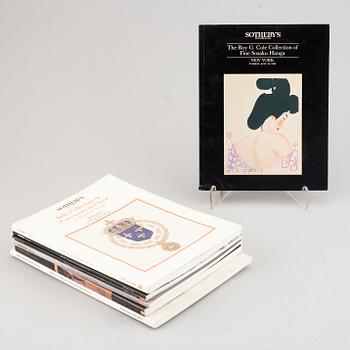 A group of seven catalogues, including Sotheby's and Christie's 1987-1990.