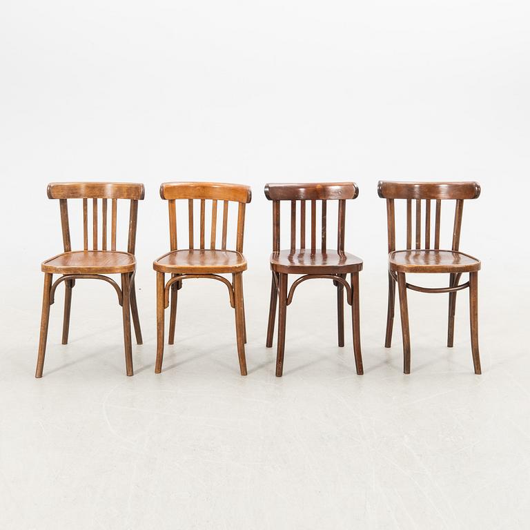 Stolar, 4 st, snarlika, 1900-talets första hälft.