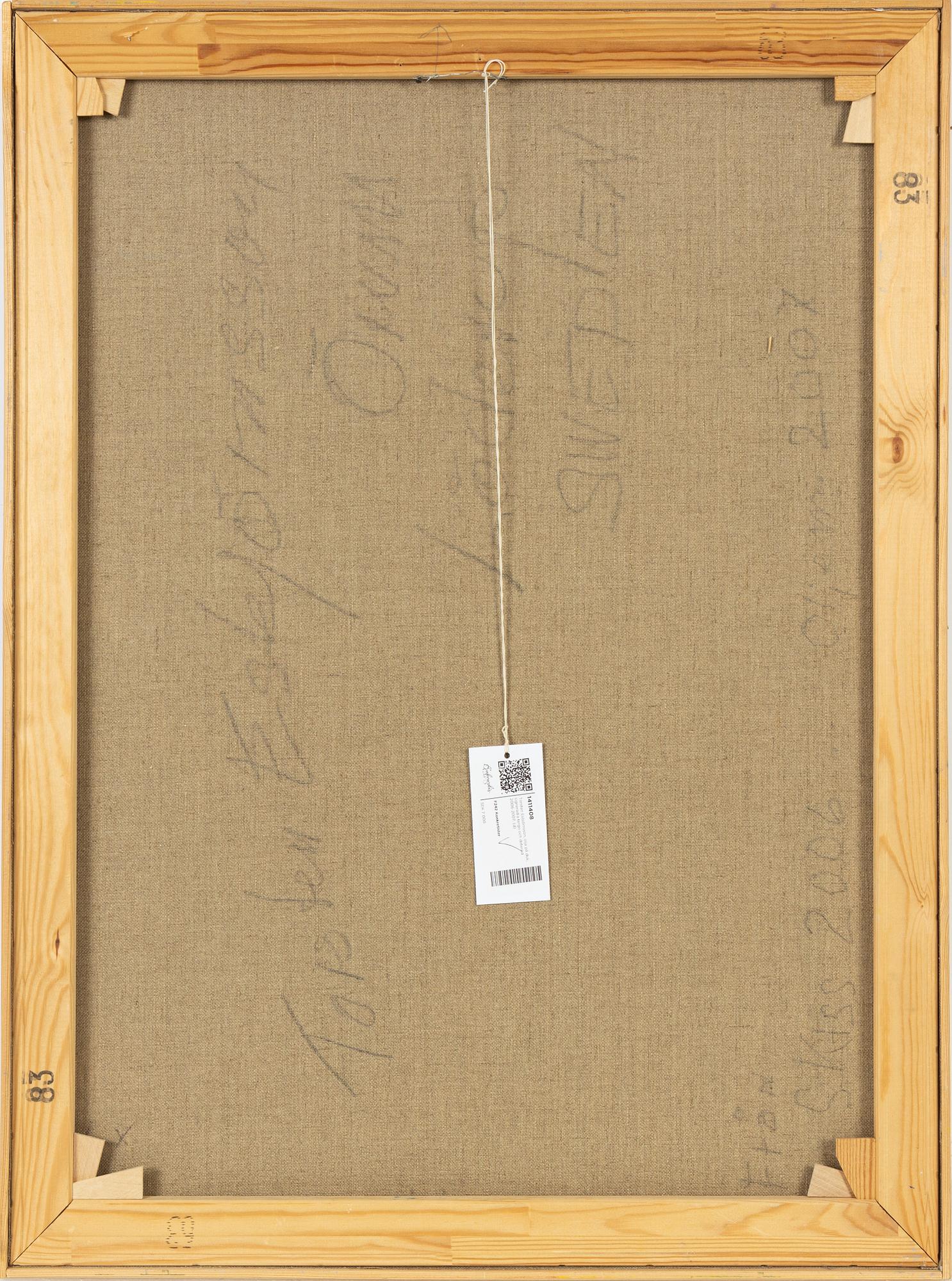 Torsten Esbjörnsson, olja på duk, signerad a tergo och daterad 2006-2007.