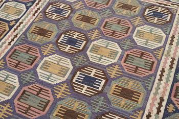 Märta Måås-Fjetterström, a carpet, 'Dukater', flat weave, c. 315 x 250 cm, signed AB MMF.