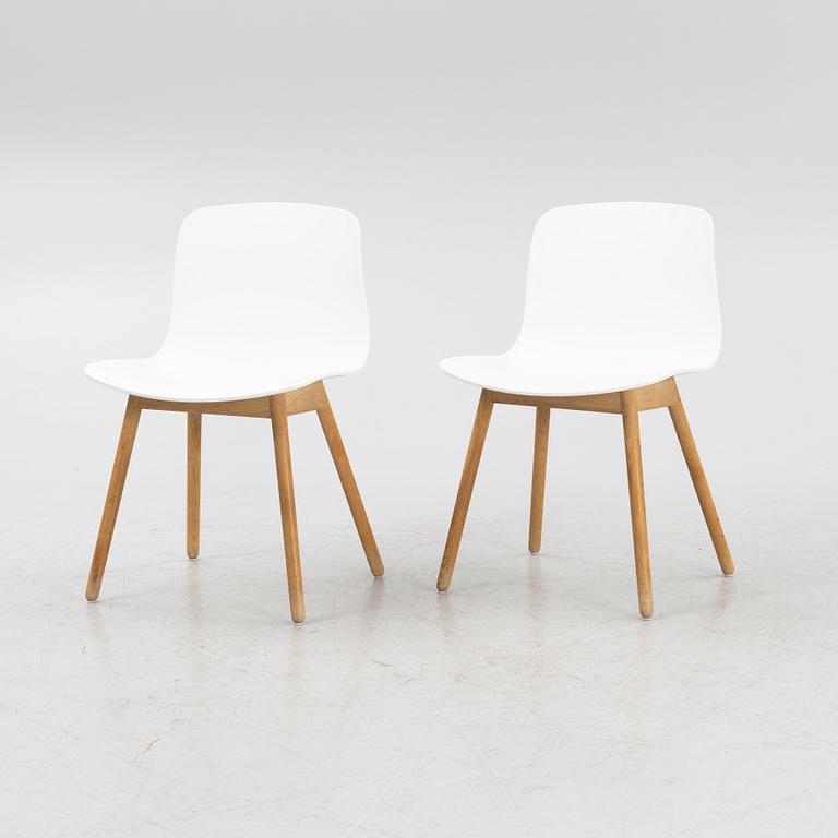 Hee Welling & Hay, a set of six 'AAC12' chairs, Denmark.