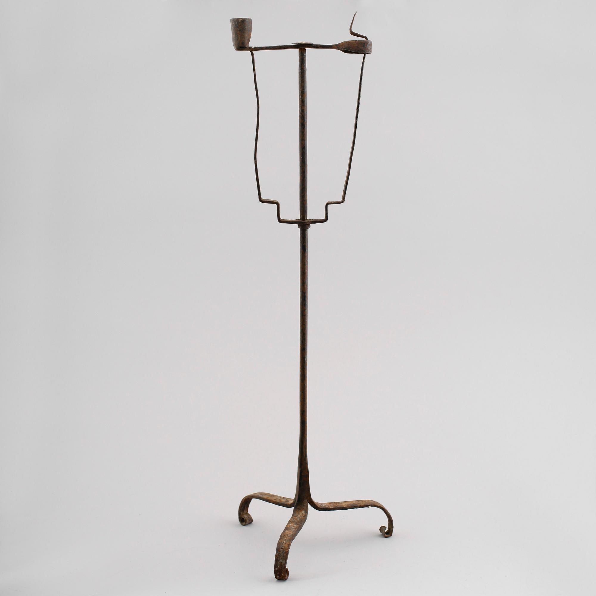 LJUSSTAKE, smide, 1700-tal.