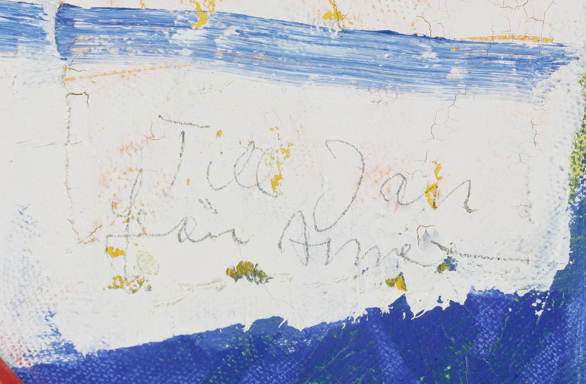 ARNE NILSSON, olja på duk, sign.