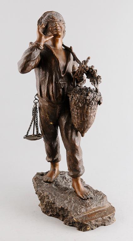 SKULPTUR, brons, Italien.