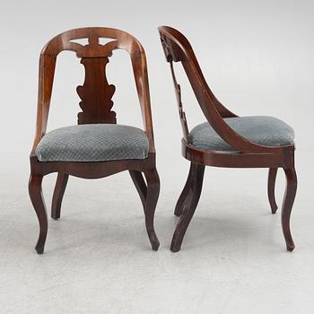 Stolar 5 st., sk Göteborgsmodell, 1800-talets mitt.