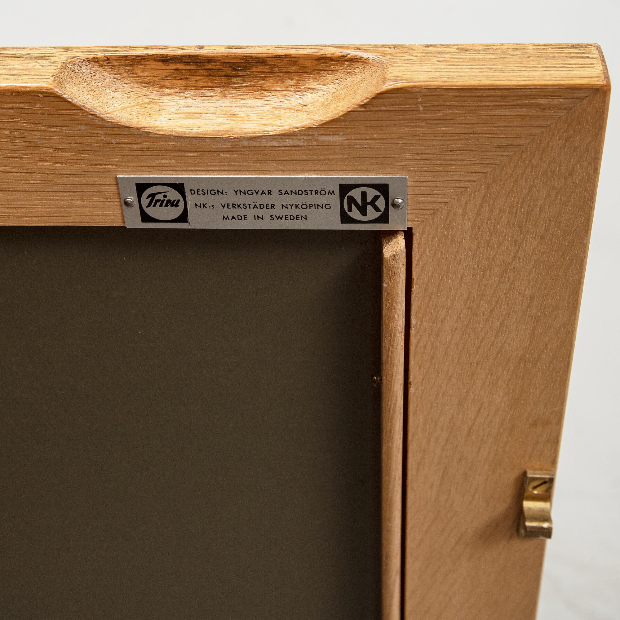 YNGVAR SANDSTÖM, hyllsystem, 4 delar, Triva, Nordiska Kompaniet, 1962.