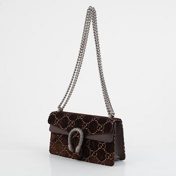 Gucci, väska, "GG Embossed Velvet Dionysus Small Shoulder Bag".