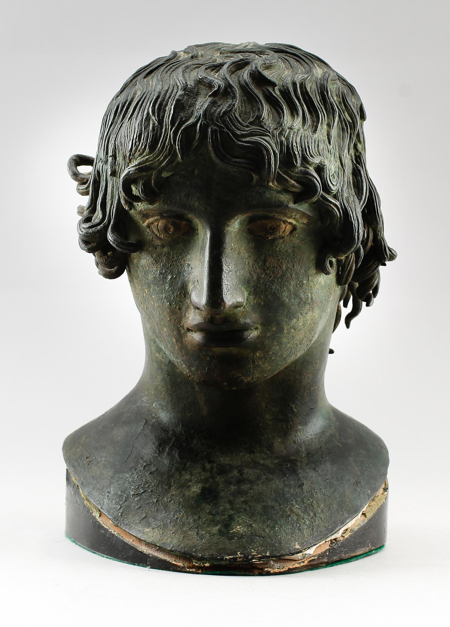 SKULPTUR, brons, 1900-talets början, kopia efter antiken.