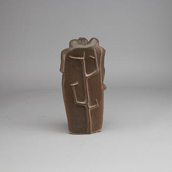 ÅKE HOLM, stoneware sculpture, signed.