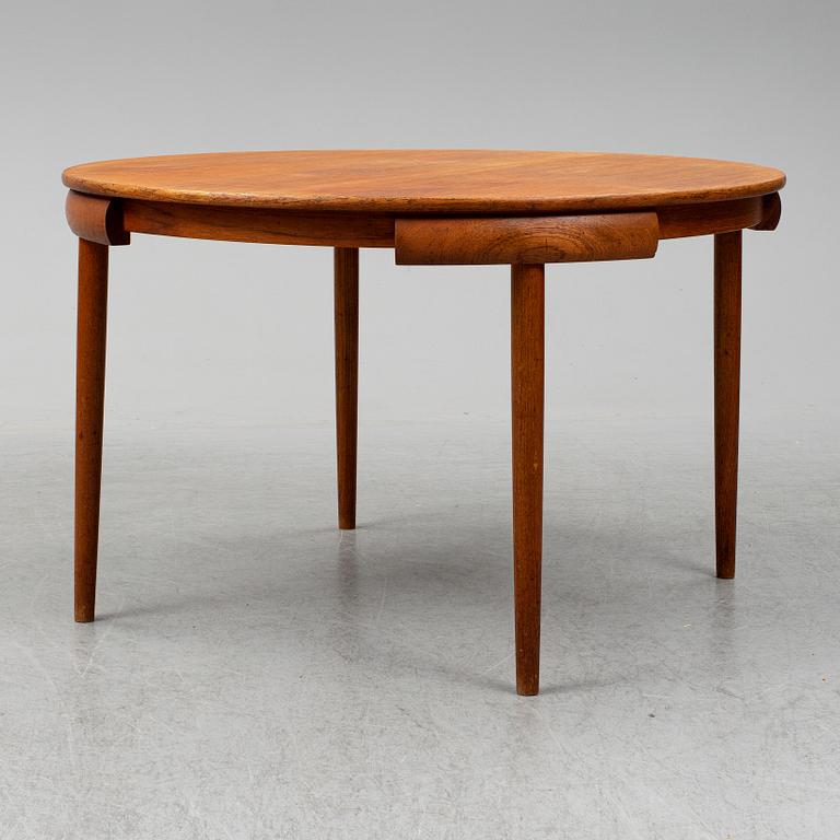 HANS OLSEN, a five-piece teak fining suite from Frem Røjle, Denmark, 1950's/60's.