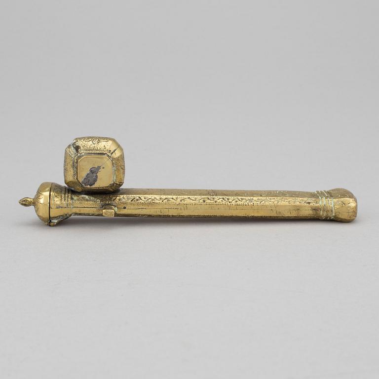 BLÄCK / PENNSTÄLL, mässing, orientalisk, 1800-/1900-tal.