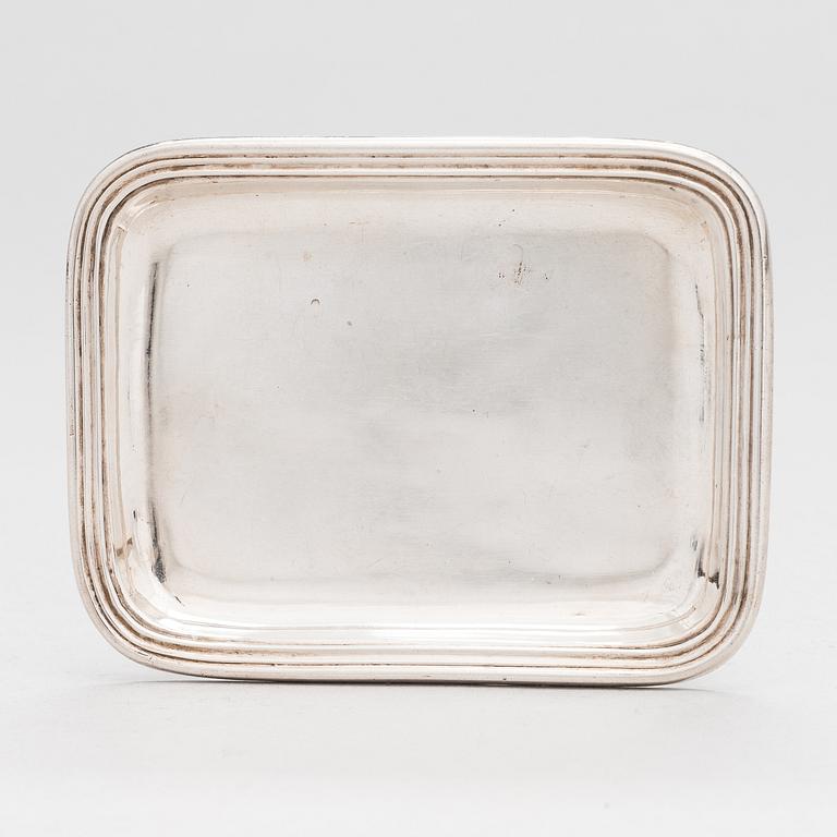 A plate in silver,  Moscow 1953, unknown master.