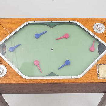 Pinball game, mid-20th Century, probably Industri AB Uma, Åmål, Sweden.