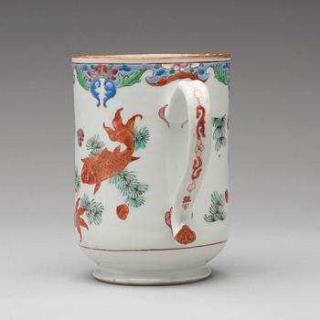 A famille rose jug, Qing dynasty, Qianlong (1736-95).