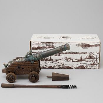 SALUTKANON, modell från Regalskeppet Wasa, "24-pundig kanon från Regalskeppet Wasa 1628", 1900-talets senare del.