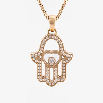 Chopard pendant "Happy Diamonds" in the shape of "Hand of Fatima".