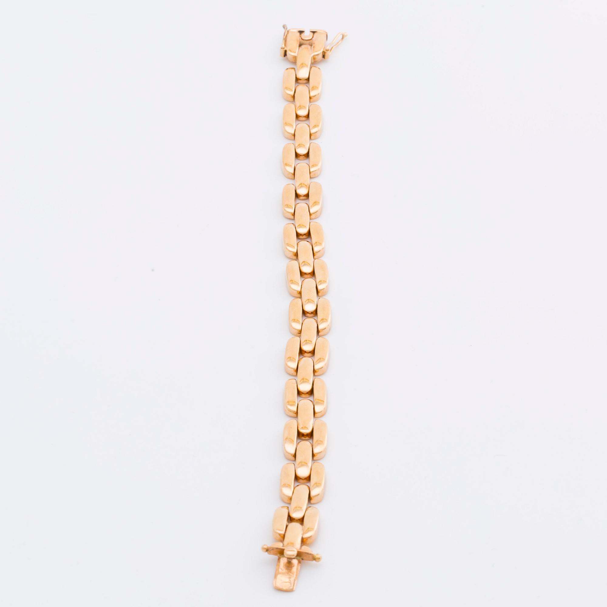 BRACELET 18k gold, 22,5 g.