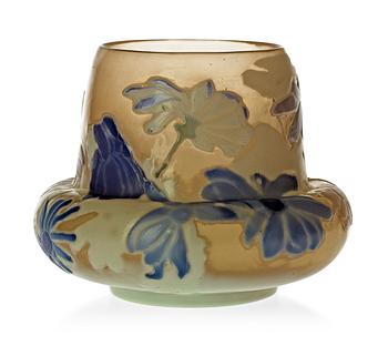 833. An Emile Gallé Art Nouveau carved cameo glass vase, Nancy, France, 1890's.