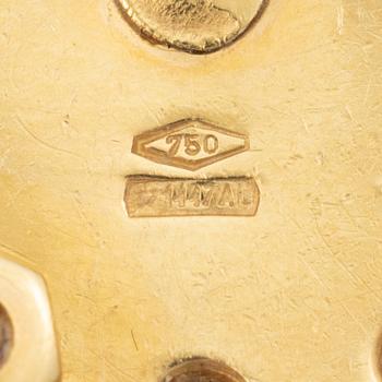 Berlock, zodiak, 18K guld med briljantslipade diamanter.