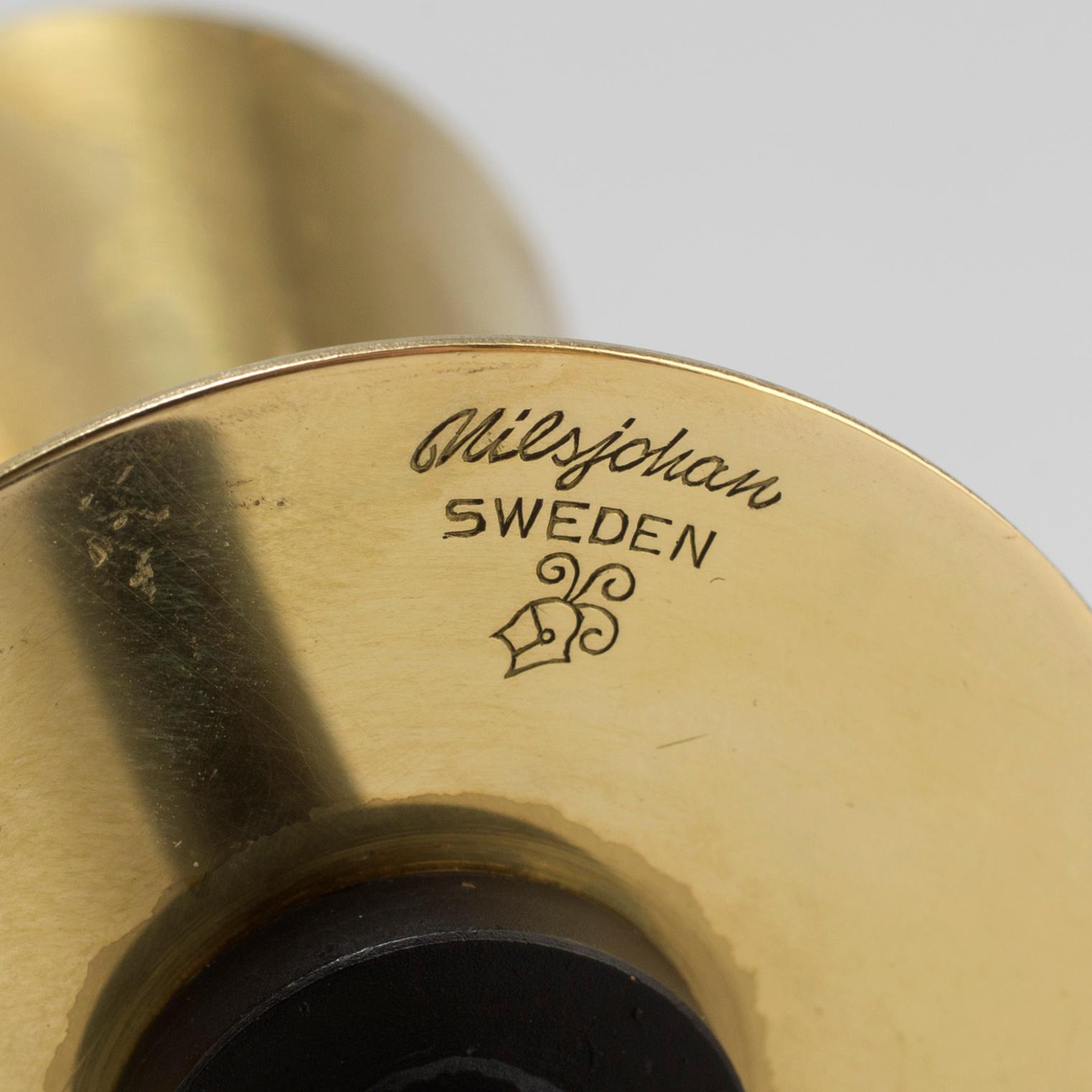 A pair of second half of the 20th century candlesticks from Nilsjohan.