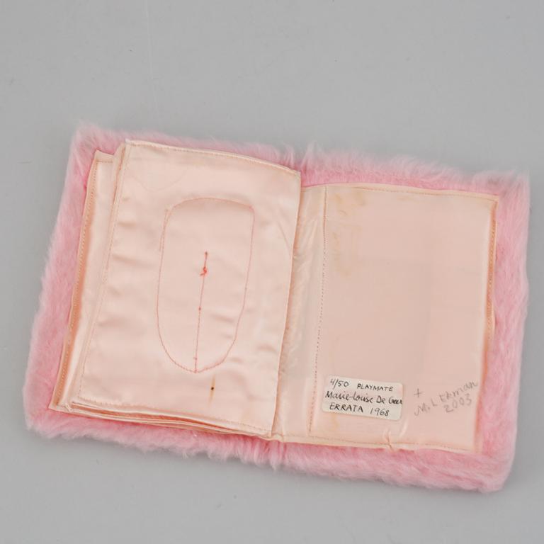 Marie-Louise Ekman, object, textile, signed and dated 1968/2004. Numbered 4/50.