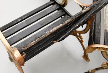 TRÄDGÅRDSMÖBEL, 3 delar, 1900-talets andra hälft.