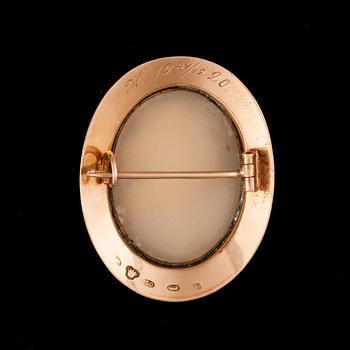 KAMÉ, 18K guld. Suomen Kultaseppä Oy 1920. Vikt ca 6,9 g.