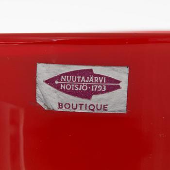 HEIKKI ORVOLA, MALJAKKOPARI, lasia, yksi signeerattu Heikki Orvola Nuutajärvi Notsjö, 1970-luvun alkupuoli.