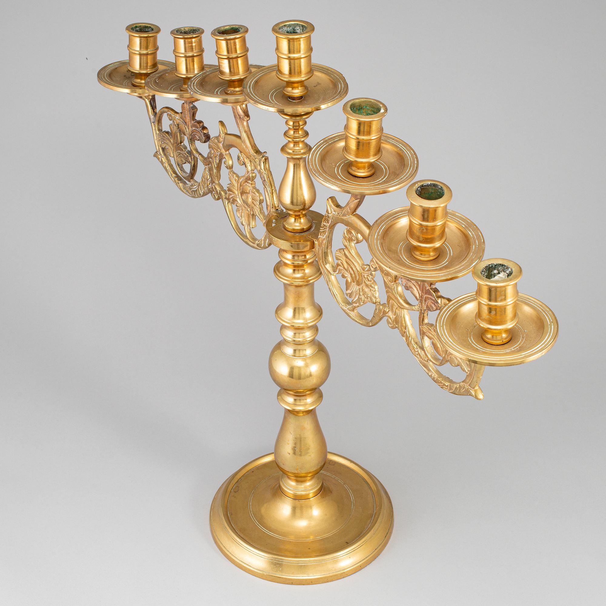 A seven-light candelabra, 20th ct.