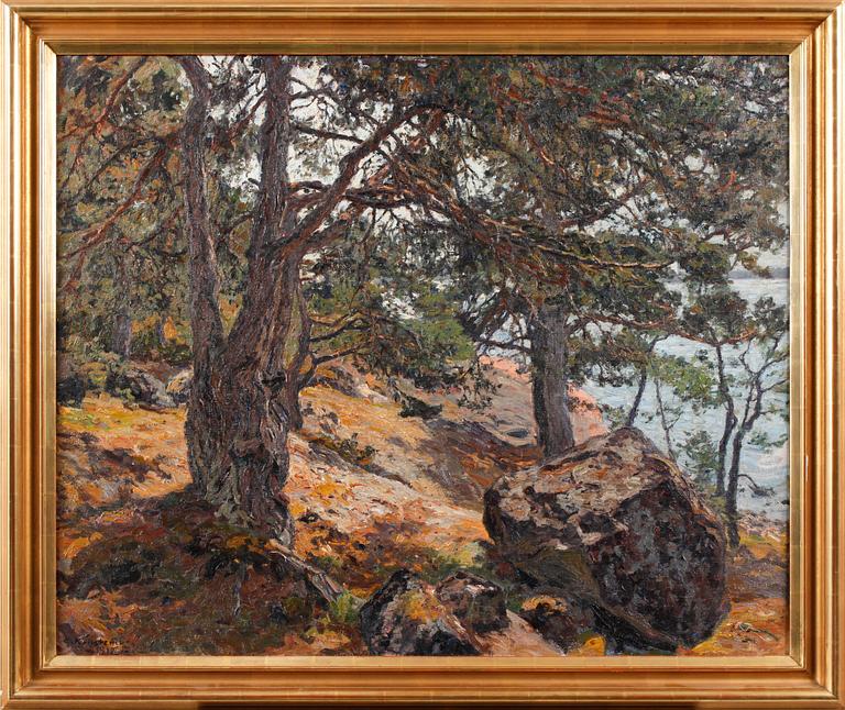 GOTTFRID KALLSTENIUS, oil on canvas, signed and dated 1912.