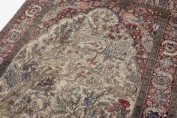 Carpet, Mobareke Isfahan, approximately 200 x 132 cm.