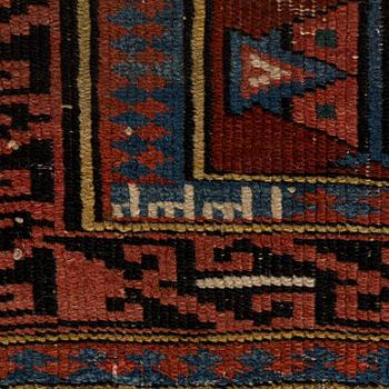 Matta, antik, kaukasisk, sannolikt Zeischur. Ca 180 x 126 cm.