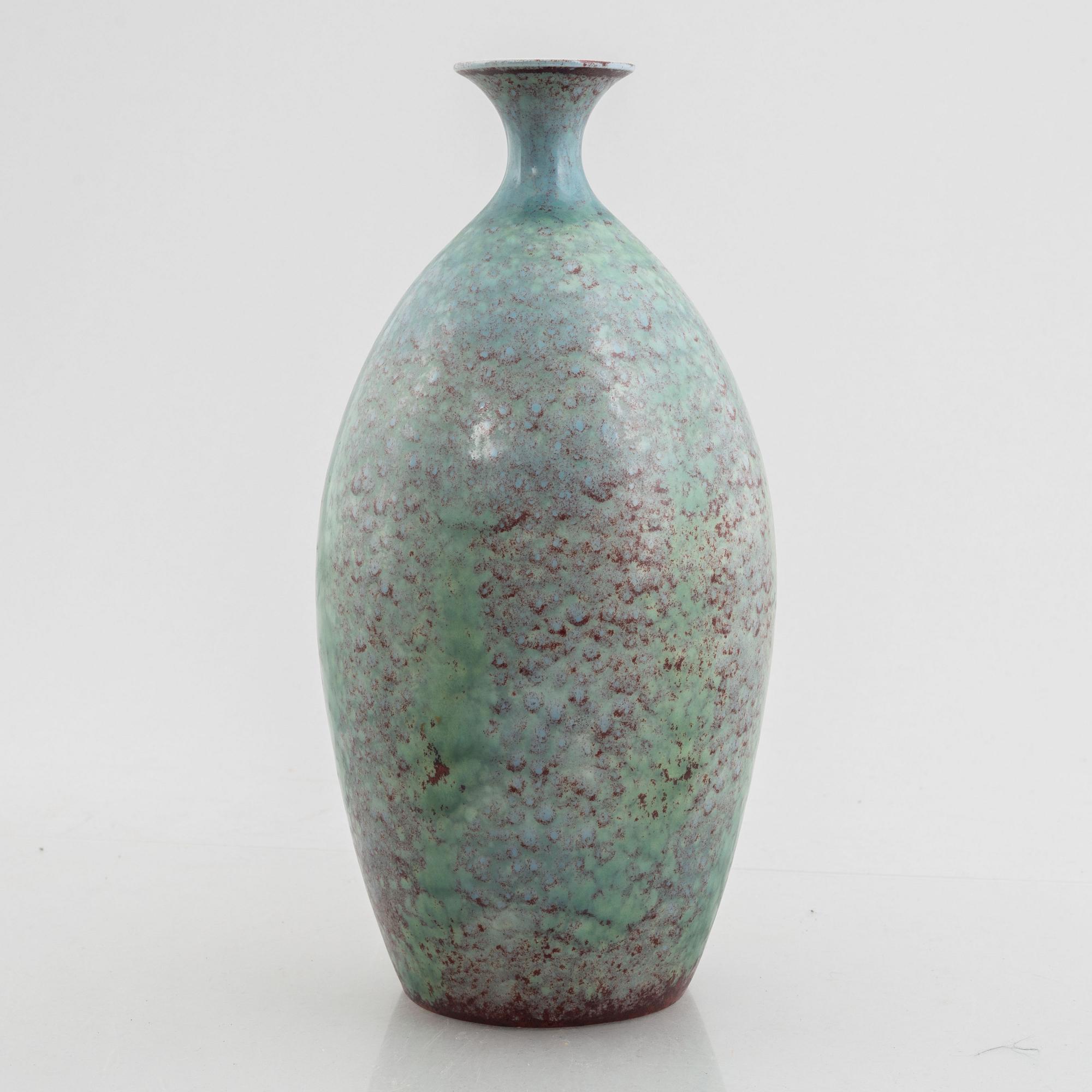 Sven Wejsfelt, a unique stoneware vase, Gustavsbergs Studio 1987.
