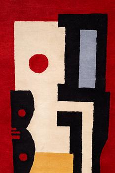 matto, tufted, after Fernand Léger, ca 272,5 x 159 cm.