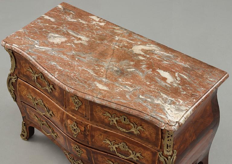 A Louis XV 18th century commode by Jean Lapie, master in Paris 1762.