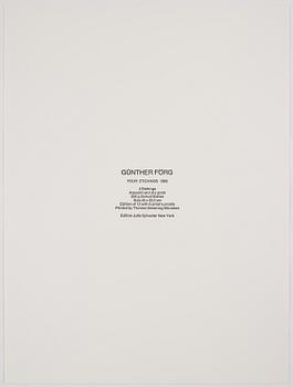 Günter Förg, "Four etchings".