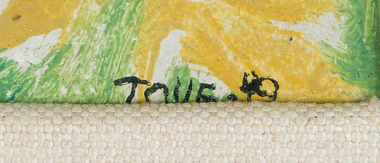 Tove Jansson, Kaupunkinäkymä (mahdollisesti Helsingistä).