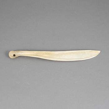 NILS NILSSON SKUM, kniv, samisk, ben.