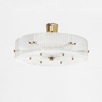 Carl Fagerlund, ceiling lamp, Orrefors, second half of the 20th century.