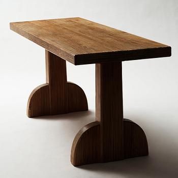 Axel Einar Hjorth, a 'Sandhamn' stained pine table, Nordiska Kompaniet, Sweden 1932.