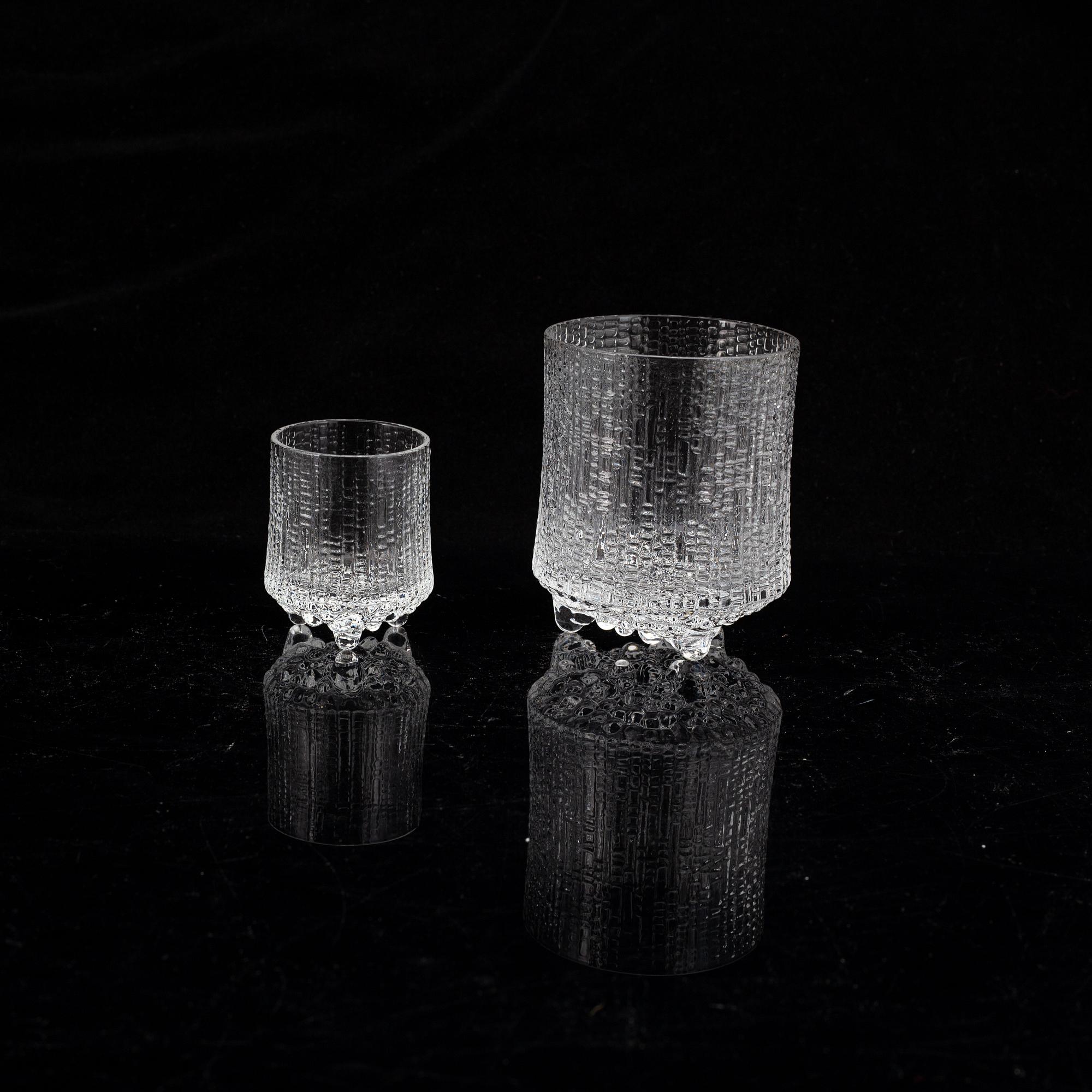 Tapio Wirkkala, glass ware, 42 pieces.