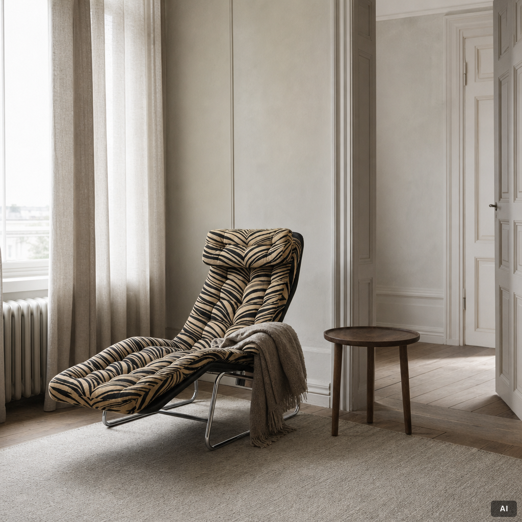 Sam Larsson, a 'Fenix' lounge chair, Dux, Sweden, 1970's/80's.