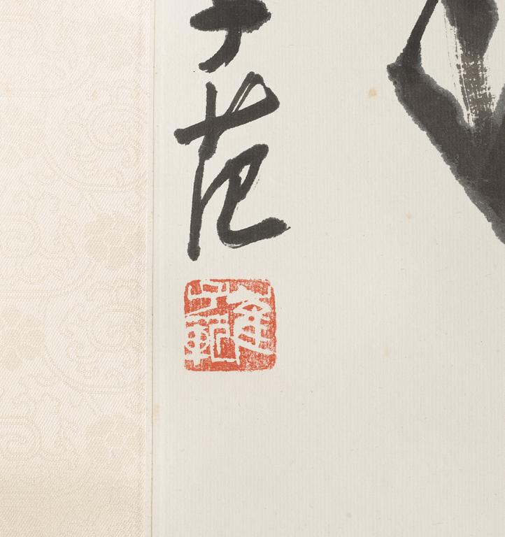 Cui Zifan, A Chinese hanging scroll, signed.