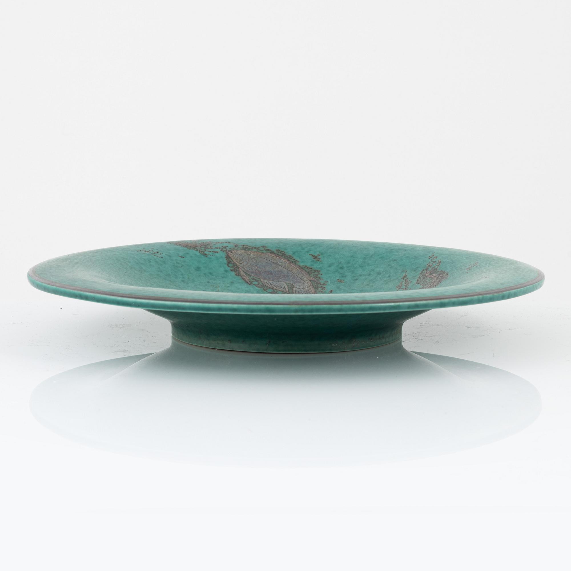 Wilhelm Kåge, fat, Argenta, Gustavsberg 1934.