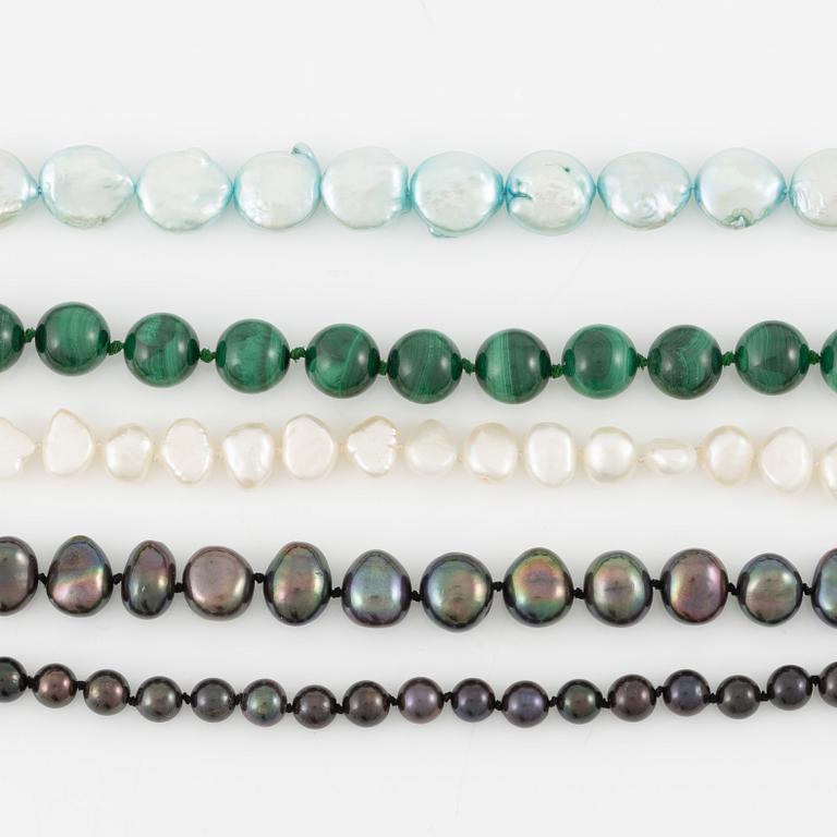 Five necklaces for Ole Lynggaard clasp.