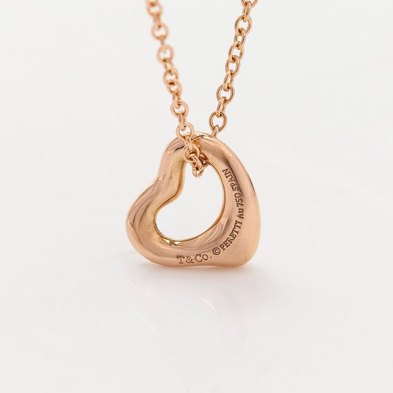 Tiffany & Co, necklace, "Open Heart", 18K gold.