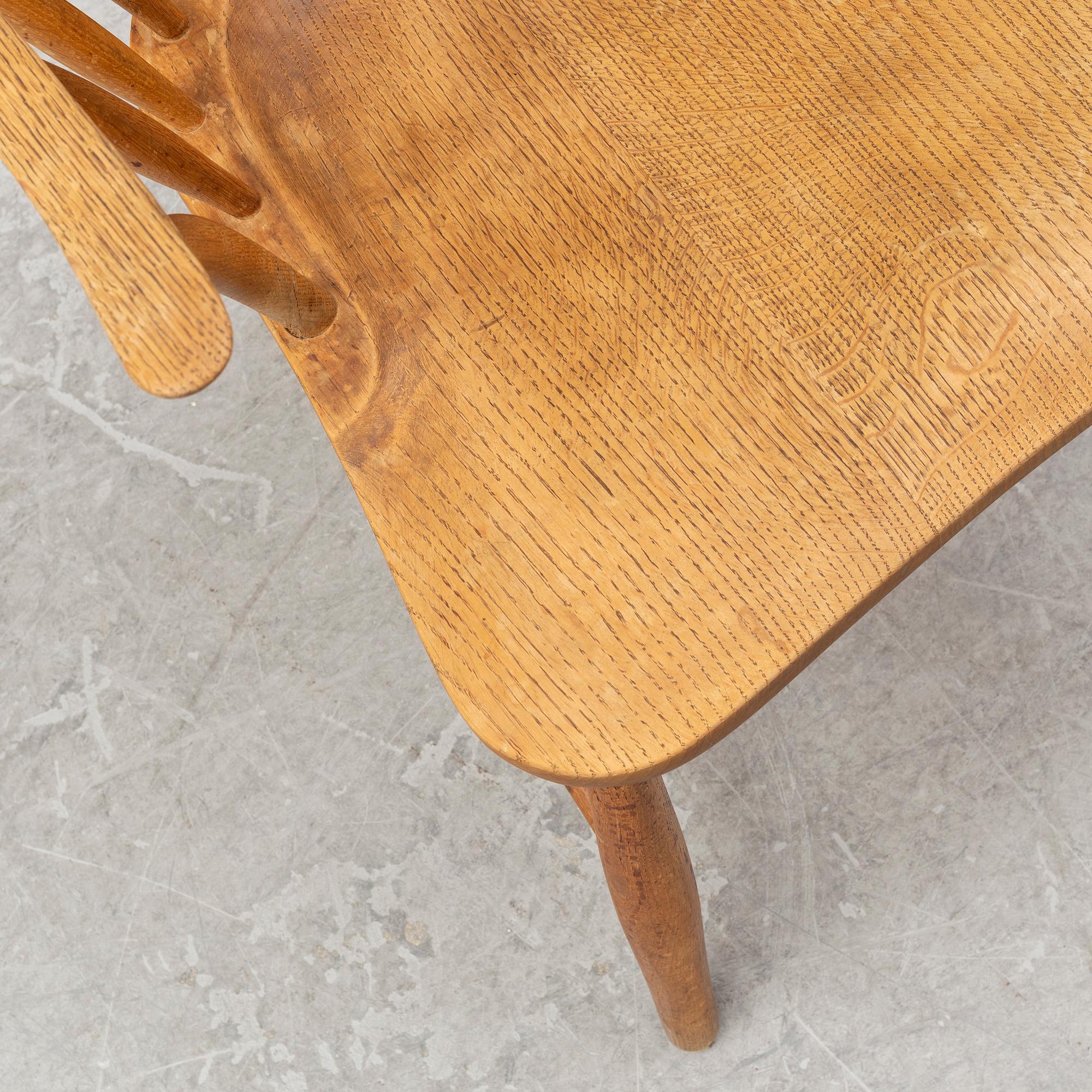 Frits Henningsen, an oak 'CH 18A' chair,  Carl Hansen & Son, Denmark.