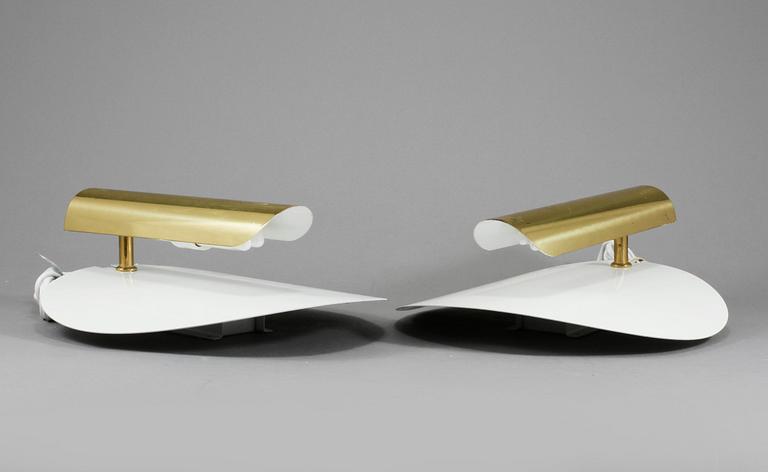 VÄGGLAMPOR, 5 st, Aneta, 1900-talets slut.