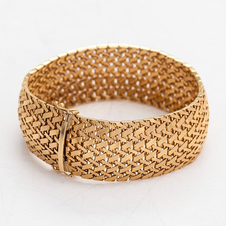 Armband, 14K guld, Finska importstämplar, Helsingfors 1968.